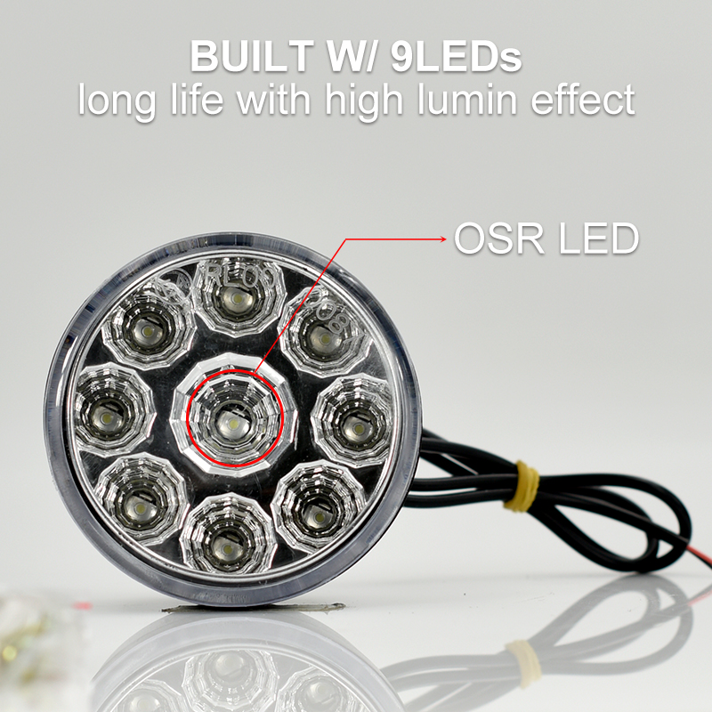 DC 12V High-brightness Fog Light truck motorbike LED Daytime Running Light DRL universal DC 12V High-brightness Fog Light truck motorbike LED Daytime Running Light DRL universal